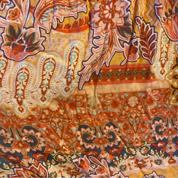 Knox Rose Orange Maxi Dress with Elegant Flow - Picture 9 of 16